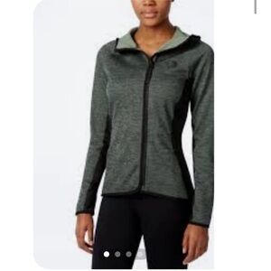 The North Face Womens Size Large Hooded Wreath Green Jacket